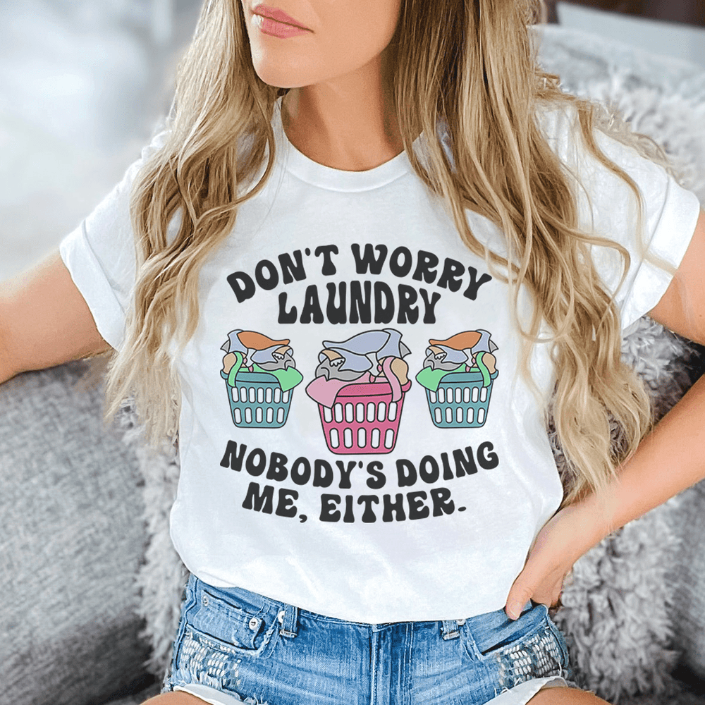 Denim laundry t shirt hot sale