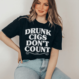 Drunk Cigs Don't Count Tee Black Heather / S Peachy Sunday T-Shirt