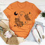 Floral Ghost Tee Burnt Orange / S Peachy Sunday T-Shirt