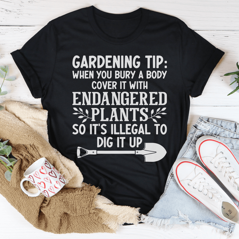 Gardening Tip Tee Peachy Sunday T-Shirt