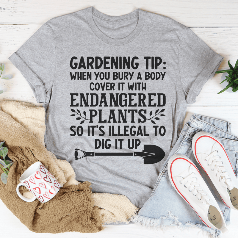 Gardening Tip Tee Peachy Sunday T-Shirt