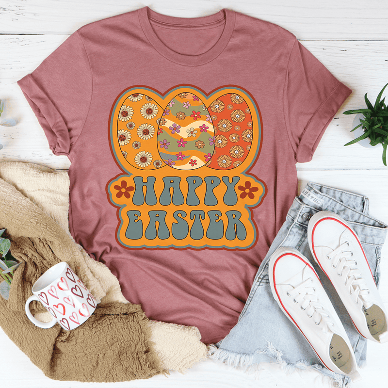 Happy Easter Tee Mauve / S Peachy Sunday T-Shirt