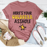 Here's Your Gold Star Tee Mauve / S Peachy Sunday T-Shirt