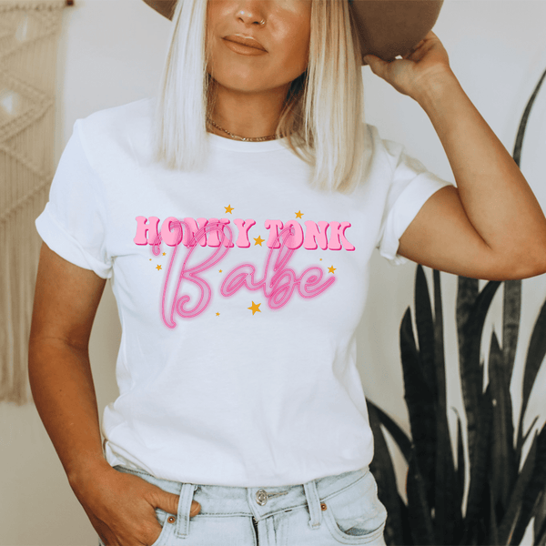 Honky Tonk Babe Tee White / S Peachy Sunday T-Shirt