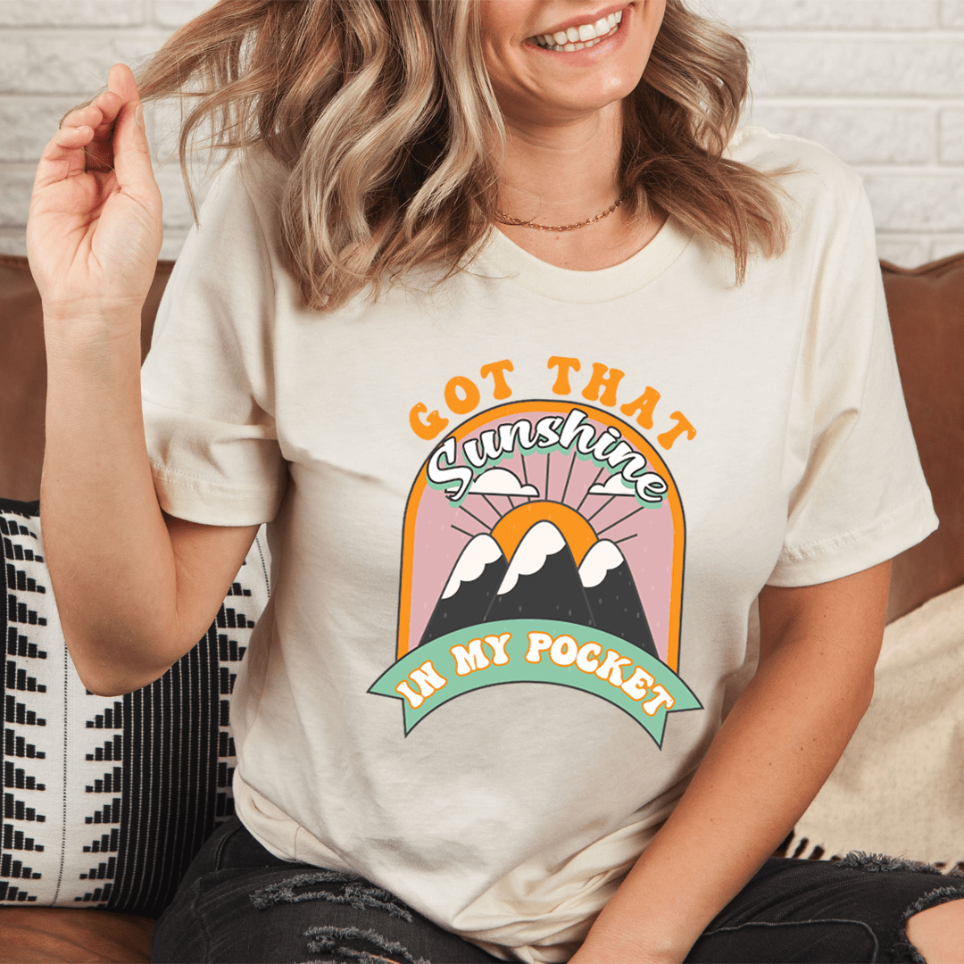 I Got That Sunshine Tee Heather Dust / S Peachy Sunday T-Shirt