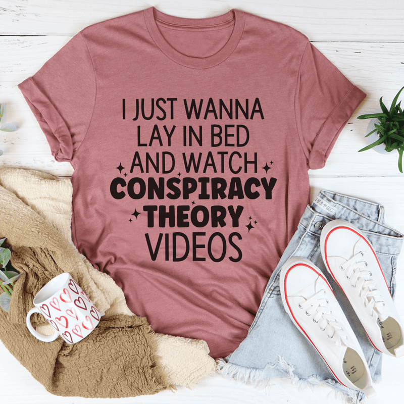 I Just Wanna Lay In Bed Tee Mauve / S Peachy Sunday T-Shirt