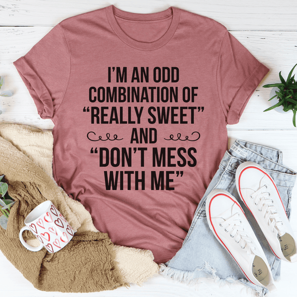 I'm An Odd Combination Tee Mauve / S Peachy Sunday T-Shirt