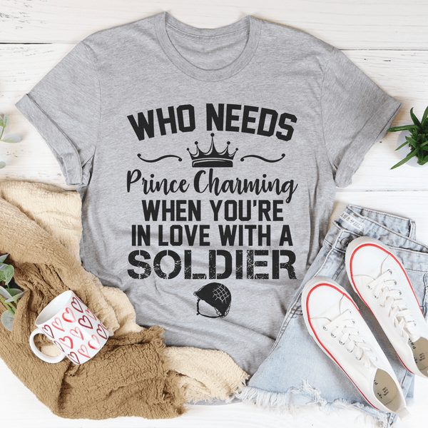 In Love With A Soldier Tee Peachy Sunday T-Shirt