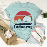 Indoorsy Tee Heather Prism Dusty Blue / S Peachy Sunday T-Shirt