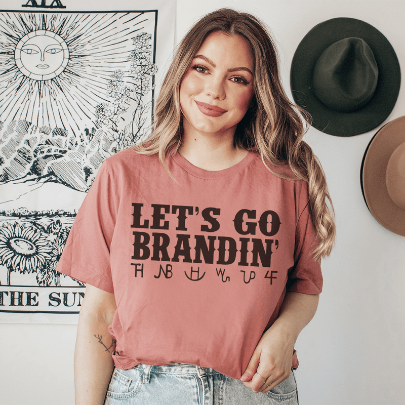 Let's Go Branding Tee Mauve / S Peachy Sunday T-Shirt