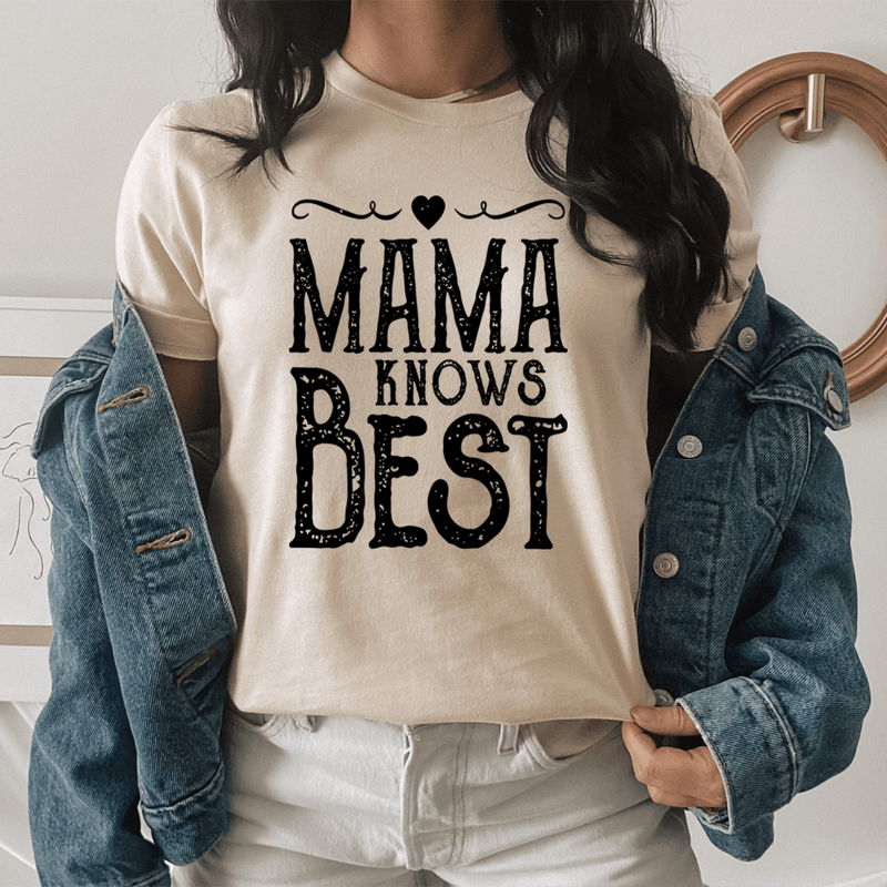 Mama Knows Best Tee Heather Dust / S Peachy Sunday T-Shirt