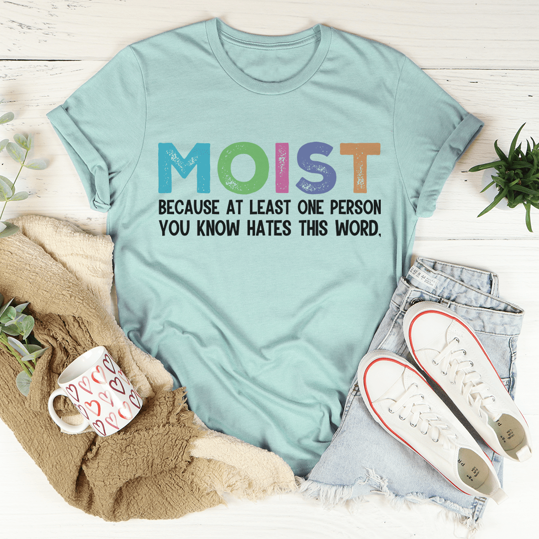 Moist Tee Heather Prism Dusty Blue / S Peachy Sunday T-Shirt