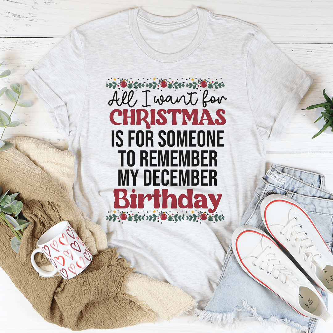 My December Birthday Tee Ash / S Peachy Sunday T-Shirt