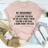 My Superpower Tee Heather Prism Peach / S Peachy Sunday T-Shirt