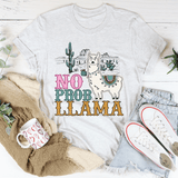 No Prob Llama Tee Ash / S Peachy Sunday T-Shirt