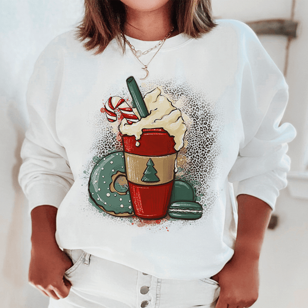 Peppermint Mocha Sweatshirt White / S Peachy Sunday T-Shirt