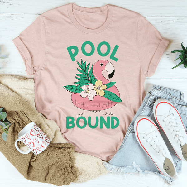 Pool Bound Tee Heather Prism Peach / S Peachy Sunday T-Shirt