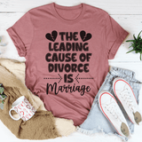 The Leading Cause Of Divorce Tee Mauve / S Peachy Sunday T-Shirt