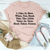 The Little Voice In Your Head Tee Heather Prism Peach / S Peachy Sunday T-Shirt