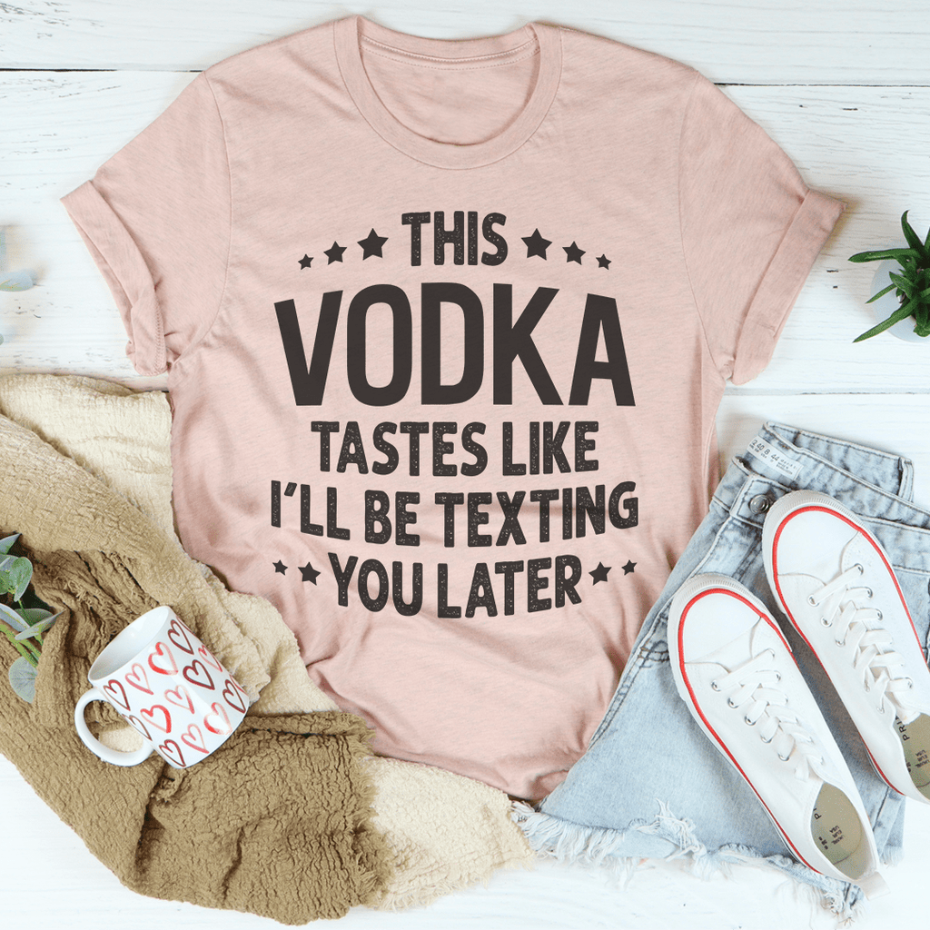 Tops, Love Vodka Tee Shirt