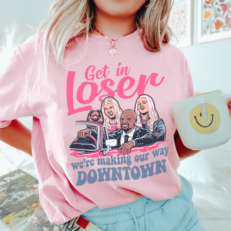 We're Making Our Way Downtown Tee Pink / S Printify T-Shirt T-Shirt