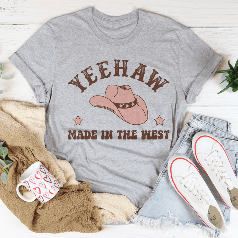 Yeehaw Cowboy Hat Tee Athletic Heather / S Peachy Sunday T-Shirt